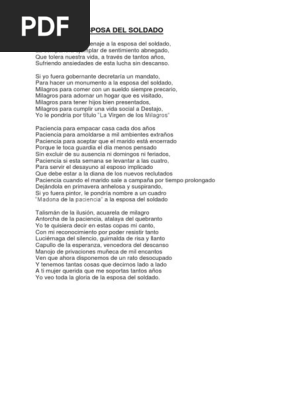 Poema A La Esposa Del Soldado Oracion Prueba Gratuita De 30