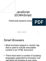 Javascript (Ecmascript) : Client-Side Dynamic Documents