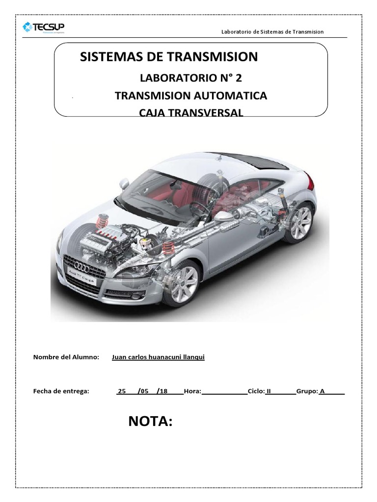 Guia N°2 Transmision Automatica JC | PDF | Transmisión (Mecánica ...
