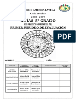 Guia de 5to Grado Primaria Primer Periodo Nuevo Modelo Educativo