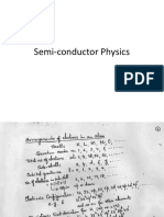 Semi-conductor Physics 1