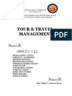 Tour & Travel Management: GROUP 1 2.5