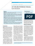 09 Oa Sofa Score and Critically Ill Elderly Patients