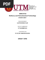 SKKC4723 Refinery and Petrochemical Technology 2018/2019-SEM 1