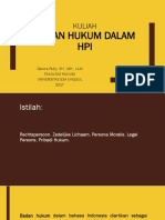 9 Badan Hukum Dalam HPI