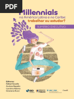 Millennials Na Am_rica Latina e No Caribe, Trabalhar Ou Estudar - Sum_rio Executivo