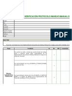 Pauta de Verificación MMC