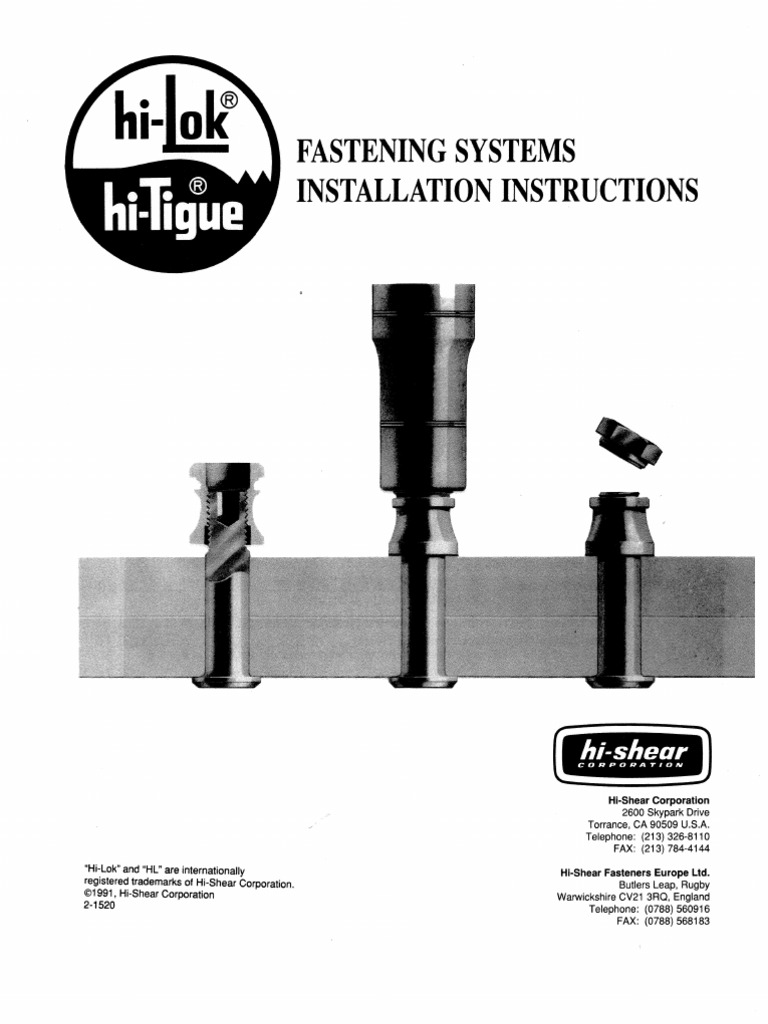 How to Install Hi Lok Fasteners: Step-by-Step Guide for Success