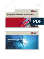 ACCG921/613 Managerial Accounting