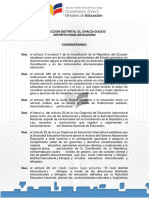 Resolución Gobierno Escolar Avelino Silva