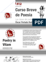 Poetry in Vitam #02 - Curso Breve de Poesía Por Óscar Perlado