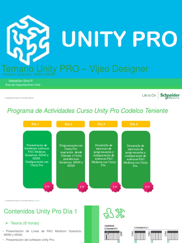 Curso Unity Pro para Sistemas PAC | PDF | Controlador lógico ...