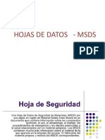 Hojas de Datos - MSDS y Codigo de Colores para Id de Peligros