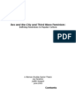 Sex and The City and Third Wave Feminism:: Defining Feminisms in Popular Culture