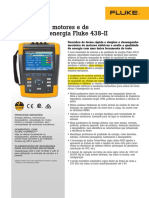 Analisador de Motores e de Qualidade de Energia Fluke 438-II