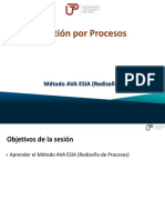 Método AVA-ESIA rediseño procesos