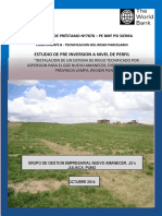 Instalacion de Un Sistema de Riego Tecnificado Por Aspersion para El Gge Nuevo Amanecer, Distrito Cabanilla, Provincia Lampa, Region Puno