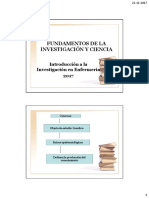 Fundamentos de La Investigación y Ciencia 2017