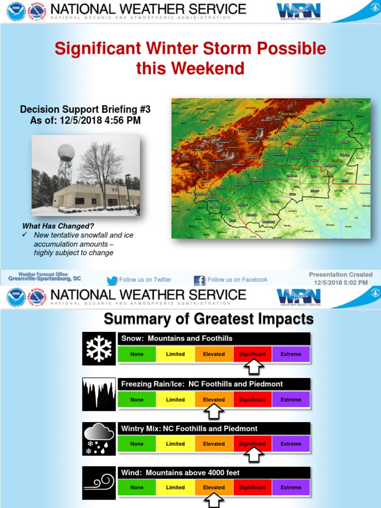 NWS Hazard Briefing 5 PM 12-05-2018 | PDF | Winter Storm | National ...
