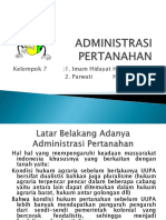 Administrasi Pertanahan (Hpa)