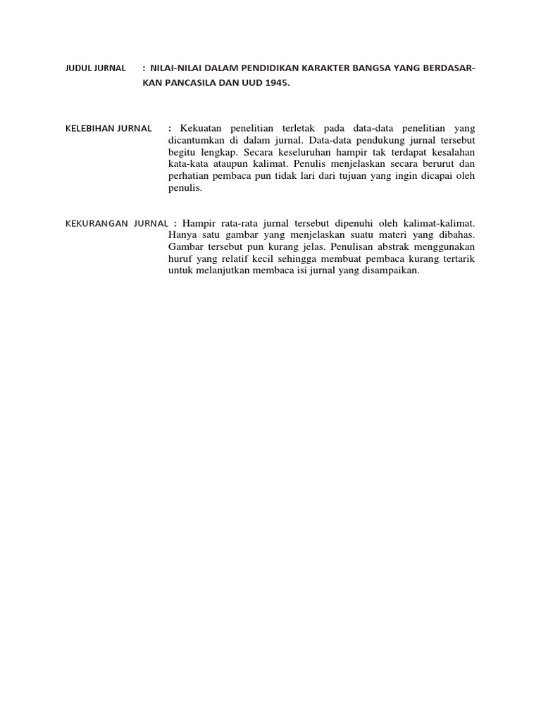 Kelebihan Dan Kekurangan Jurnal Mikiran Soal