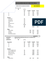 Analisis de C.U. para Columnas Pref. 0.18 X