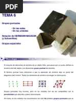 35a61tema 6 Grupos Puntuales y Espaciales