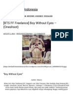 (BTS FF Freelance) Boy Without Eyes - (Oneshoot) BTS Fanfiction Indonesia