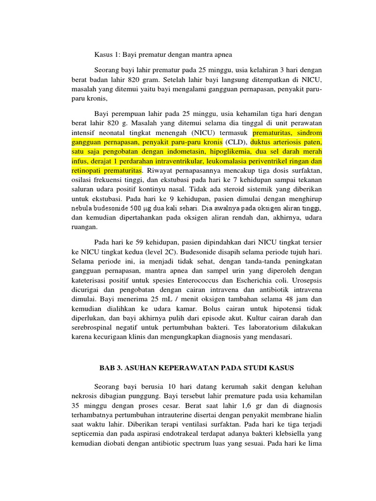 Asuhan Keperawatan Pada Bayi Prematur Pdf