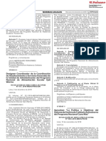 Designan coordinador y aprueban política de calidad