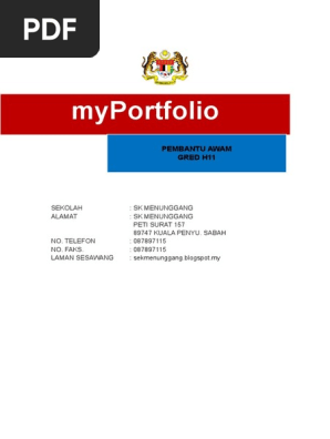 Myportfolio Gerald Pembantu Awam Pdf