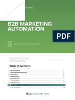 B2B Marketing Automation Best Practices Guide