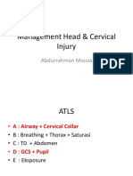 Management Head & Cervical Injury: Abdurrahman Mouza