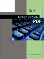 Examen de Word