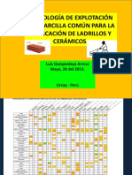 1ra Clase de Arcilla - 2013