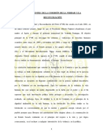 Comisión de La Verdad y La Reconciliación.