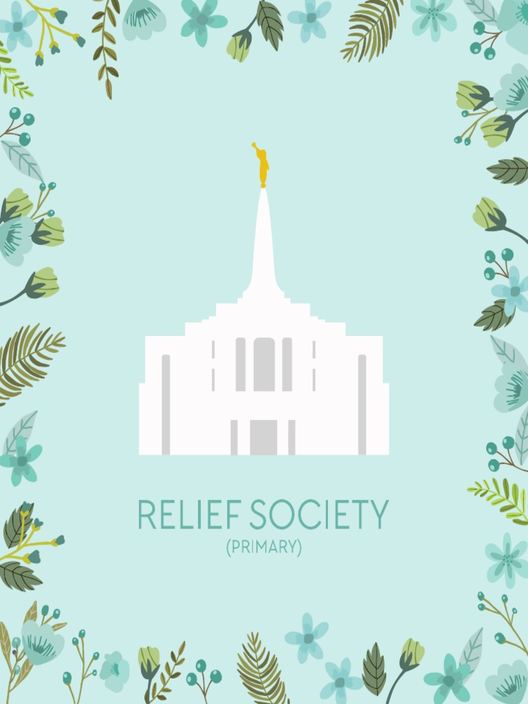 Relief Society Free Printable Binder Covers 2 PDF | PDF
