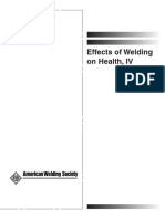 Effects of Welding On Health, IV