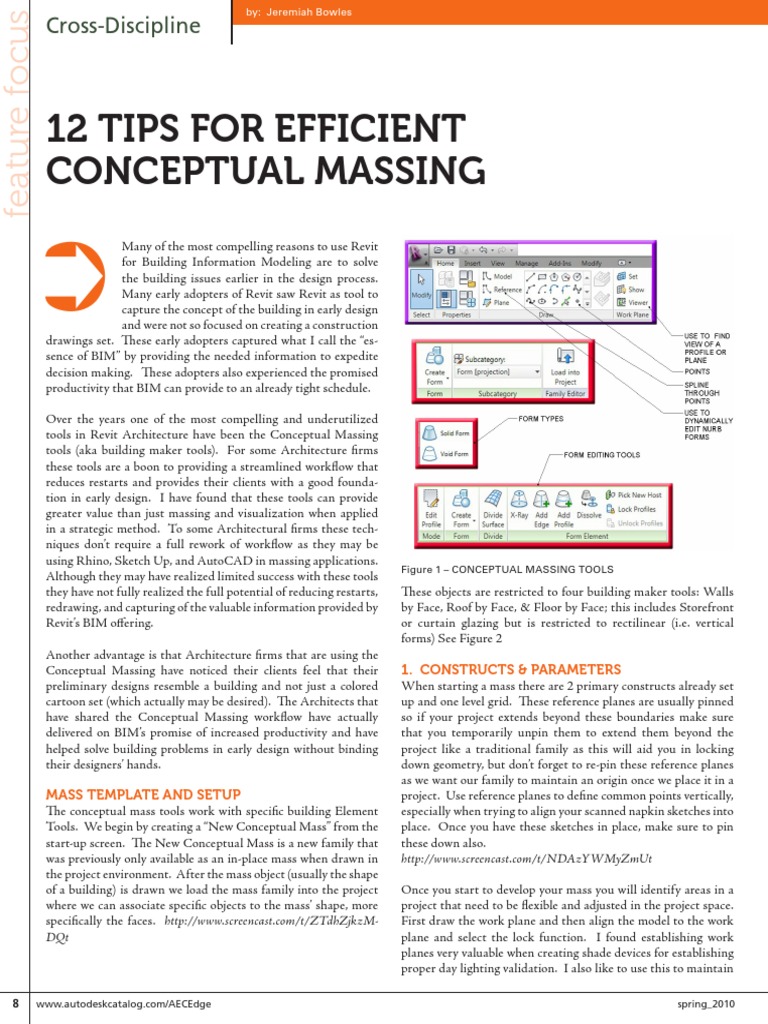 Efficient Conceptual Massing in Revit | PDF | Autodesk Revit | Building ...