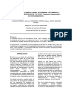 Modelación Matemática para Determinar Crecimiento Vetiver