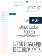 Linguagem e Ideologia (José Luiz Fiorin) .PDF: Download
