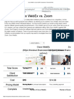 Cisco WebEx Vs Zoom 2018 Comparison - FinancesOnline