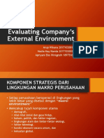 Evaluating Company’s External Environment