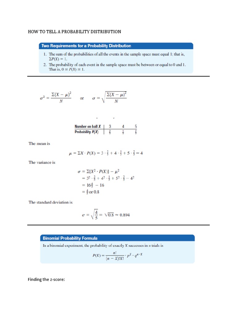 Understanding Probability Distributions | PDF