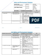 Job - Safety - and - Environment - Analysis - For Limit Test PDF