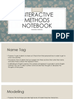 Interactive Methods Notebook