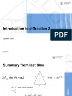 Introduction To Diffraction 2: Øystein Prytz