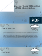 Pemodelan Aliran Dan Transport Polutan Dengan Metode Elemen