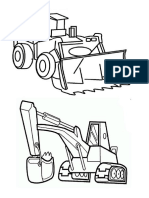 Mewarnai Excavator