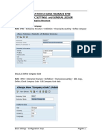 Sap Fico S4 Hana Finanace 1709 Basic Settings and General Ledger